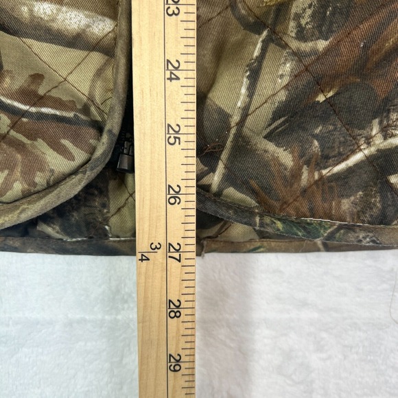 Realtree Vest Mens Large Camo Full Zip Hunting Outdoors Insulated Puffer - Picture 6 of 11